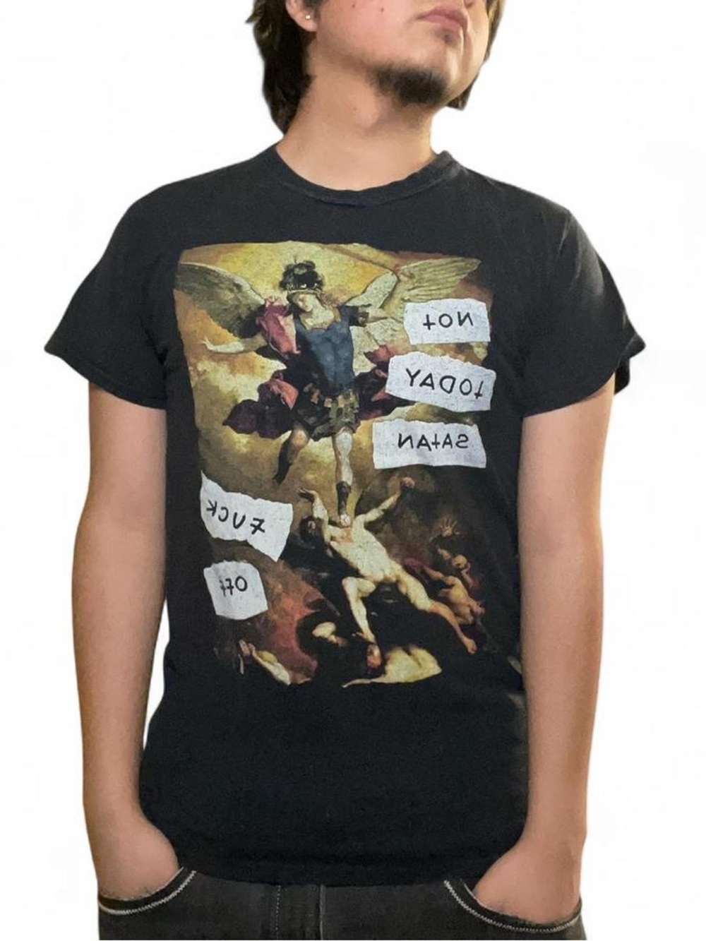 Spencer's Not Today Satan Graphic T-Shirt‎